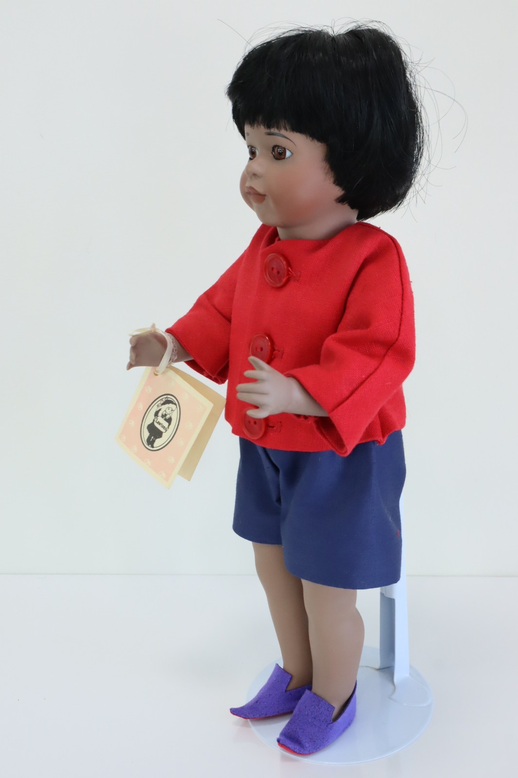 1991 Wendy Lawton Doll 13" LITTLE BLACK SAMBO w/ Tag & Box Ltd Ed 339/500 p