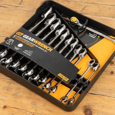 Gearwrench metrisch Umschaltknarre Kombination Schraubenschlüssel Set 8-19mm 9620N