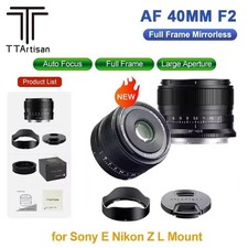 TTArtisan 40mm F2 Auto Focus Full Frame Large Aperture Prime Lens Fr E Z L Mount