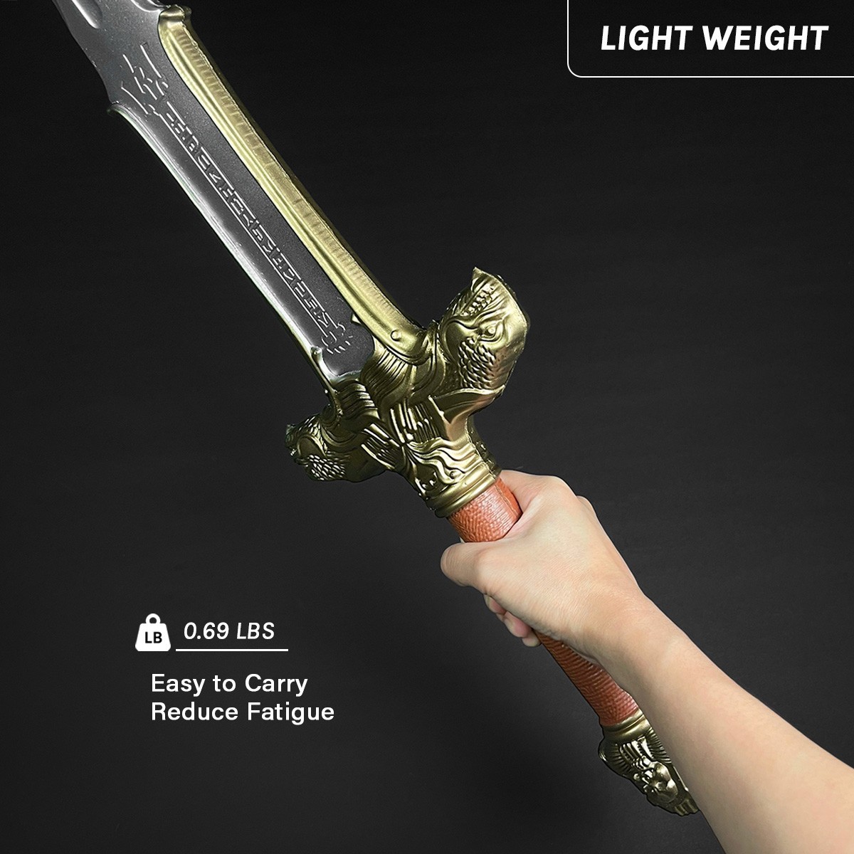 Full Size Medieval Fantasy Foam Barbarian Atlantean Sword (Conan