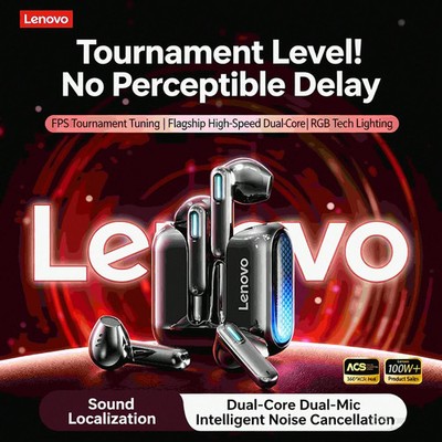 Lenovo EA189 Bluetooth Gaming Headset mit modernem Design und Billig24