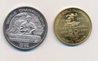 1982 ALBANY OREGON TIMBER CARNIVAL 1 ONE TROY OUNCE 999 SILVER ROUND + TOKEN