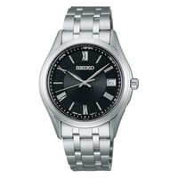 Seiko SBTM361 Solar Radio Schwarzes Zifferblatt Saphir Japan Herrenuhr...