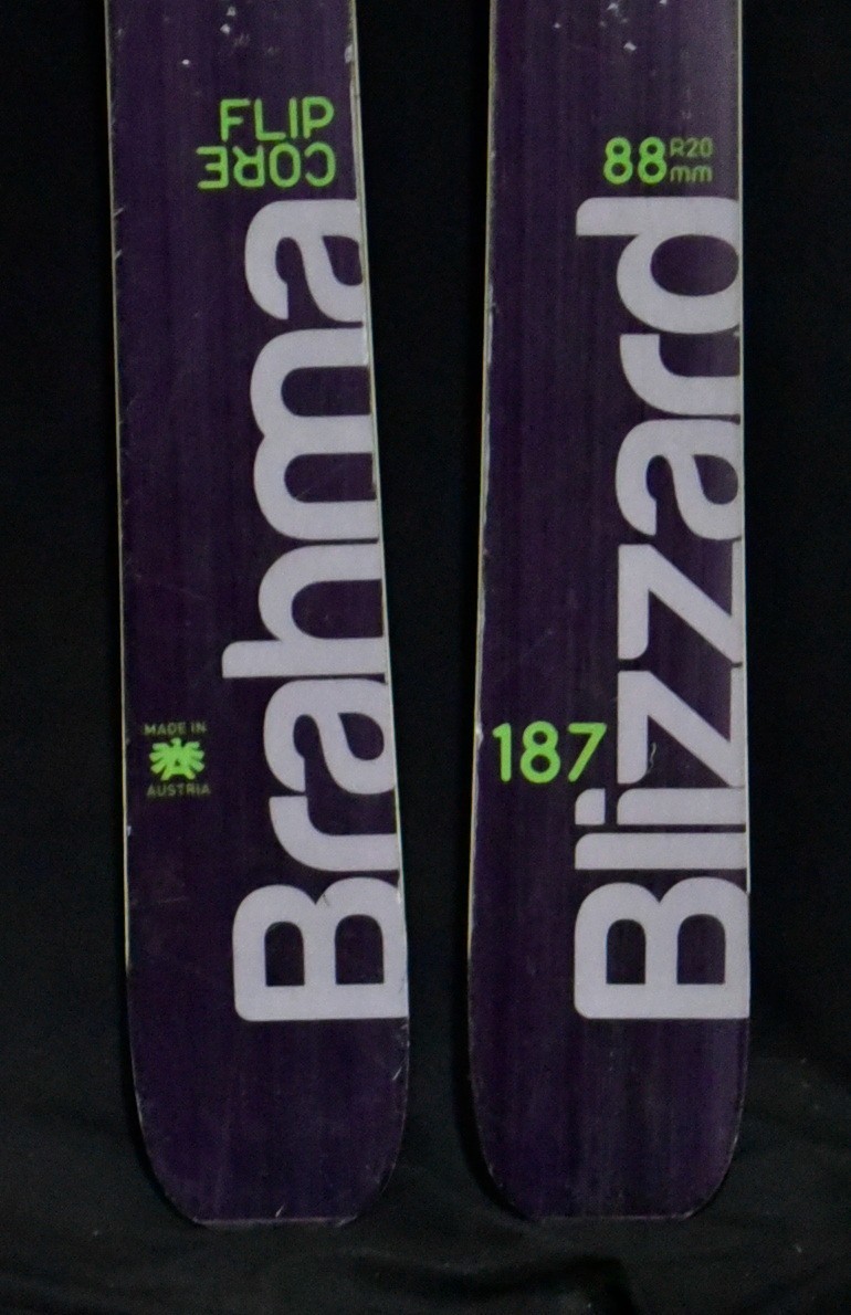 BLIZZARD BRAHMA 88 SKIS SIZE 187 CM WITH MARKER BINDINGS | eBay