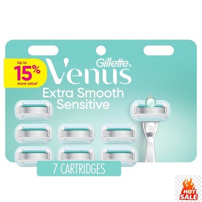 Extra Smooth Sensitive 5-Blade Women's Razor Blade Refills