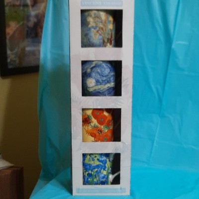 The Leonardo Collection Vincent Van Gogh Fine China Mug Set Microwave & Dishwas 