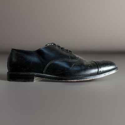 ALLEN EDMONDS Byron Cap Toe Oxford Dress Shoes Men s SIZE 12 D Black Leather