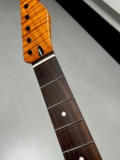AAAA Stainless steel 22fret Rosewood Roasted Flame Maple Electric Guitar Neck