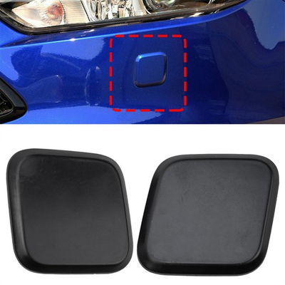 #ad Hot Washer Jet Covers Cover Black Car Headlamp Headlight Car Truck Parts AU $17.78