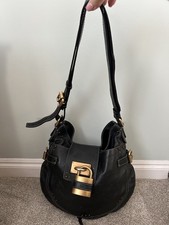 Chloe Black Padlock Shoulder Bag