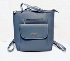 NWOT Montana West Backpack Purse Convertible Crossbody Travel Laptop Blue