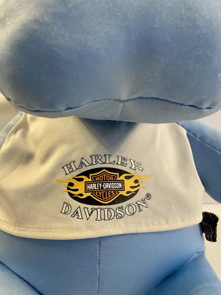 Harley Davidson Peluche Hipopótamo Vintage 2005 Microperlas Foto 2 de 4