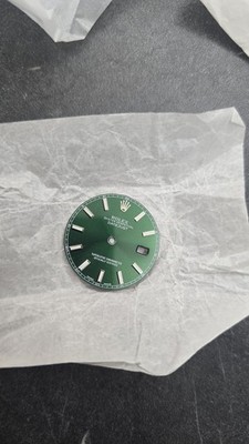 Zifferblatt Zifferblatt grün Rolex Datejust 36mm Quick Set Datum