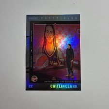 2025 Panini Caitlin Clark Chronicled No. 35 Silver Holo Foil Parallel SP