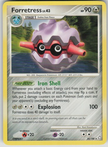 Pokemon TCG Forretress Rare Legends Awakened 28/146