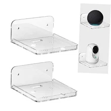 Wall Mount Floating Shelves for 2 Pcs Camera Mini Speaker Shelf Baby Small