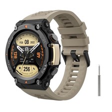 Watch Band Compatible with Amazfit T-Rex 2 Outdoor GPS Smartwatch, Soft Silicone