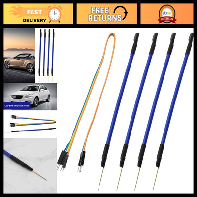 4Pcs Probe Pens Set for ECU Programming, LED BDM Frame Pins & Connect Cable, Aut