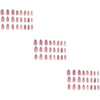 24Pcs Zeigten Falsche Nagel Voll Kurze Falsche NäGel FüR Frauen MäDchen
