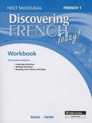 Discovering French Today: Student Edition Workbook Level 1 (French E - GOOD