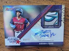 2024 Bowman's Best 2024 All-Star Futures Game Relic Auto Harry Ford Black /10