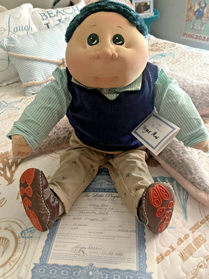 Xavier Roberts Soft Sculpture Cabbage Patch full size Hand signed! 2020 CCE MINT