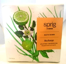 Kohler Sprig Bath Bomb Recharge, Bergamot & Lemongrass 5 oz New In Box