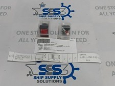 Omron A16L-JRM-24D-2  Illum Red Push Button Switch Size 24mm x 18mm x 38mm