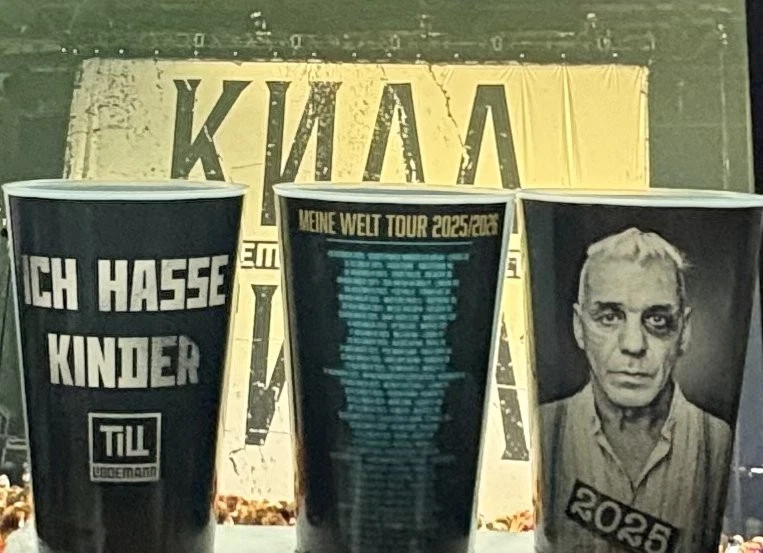 Till Lindemann - 3 Becher (Cups) Set 0,5 Liter Nürnberg 27 Nov. 2025 Tour 2025 - Image 2 of 2