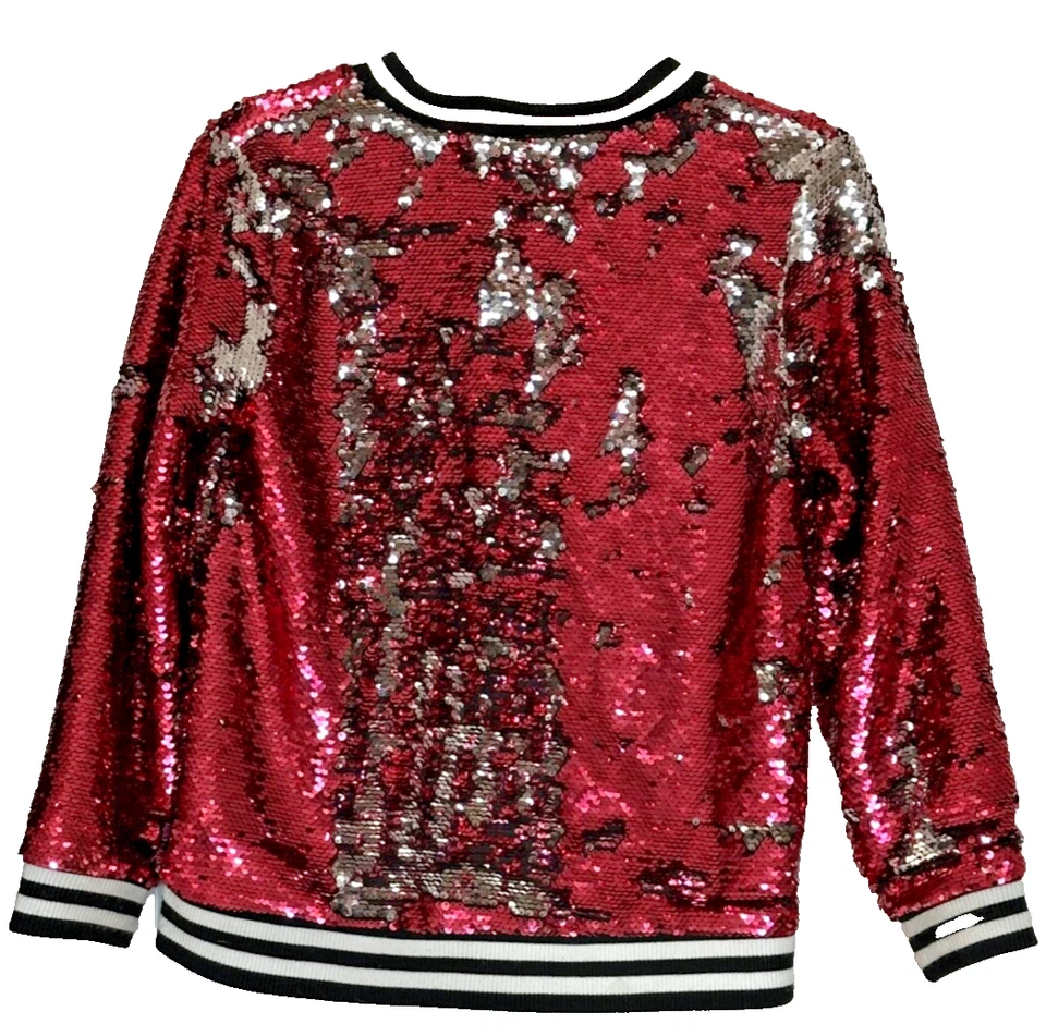Chaqueta Nickolodeon Niñas JoJo's Armario Rosa/Plata Lentejuelas Talla 14/16 XL Foto 2 de 4