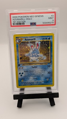 Azumarill (1st Edition) graded PSA 9 for sale on eBay