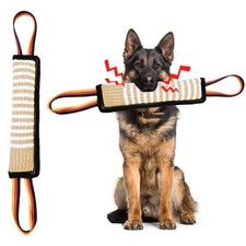 ASOCEA Jute Tug Toy for Medium to Large Dogs - Durable Interactive Training Tool