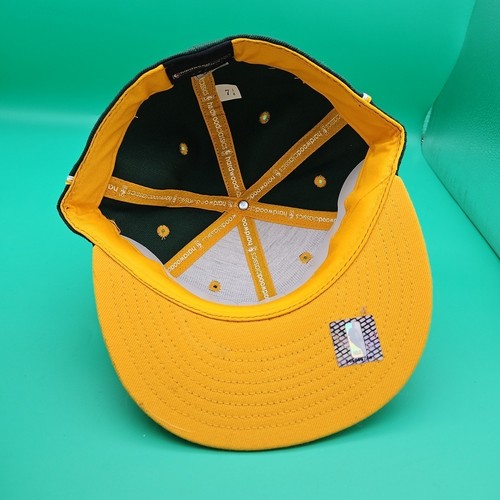 Vintage Seattle Supersonics Hat Reebok Fitted Size 7 1/8 Hardwood Classics Green - Picture 6 of 7