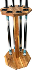 Freestanding Billiard Cue Rack, Pool Table Accessories Hold 8 Cues, Pool Cue Sti