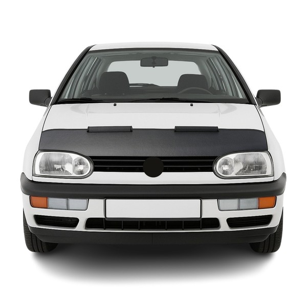 Haubenbra Steinschlagschutz Bonnet Bra FüR Vw Golf 1991-1999 Carbon Optik Halb-image