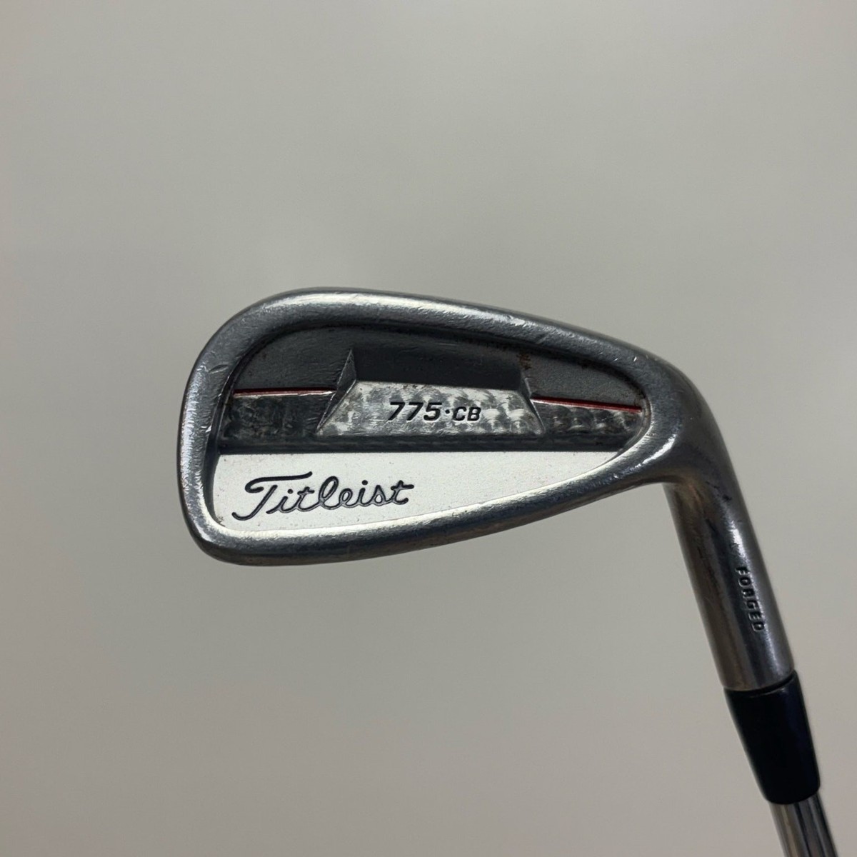RH Titleist 775•CB Forged 6 Iron with a Stiff Flex Stainless