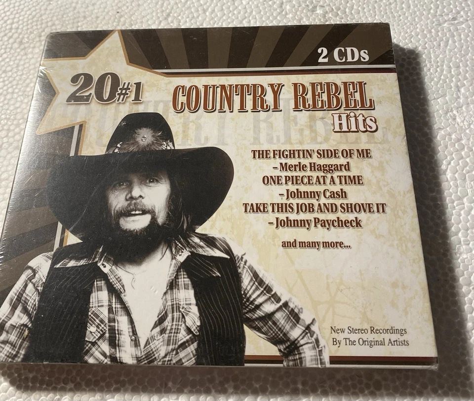 20 #1 Country Rebel Hits (CD, 2007) DIGIPAK New Sealed 2Disc Free Shipping. - Image 2 of 4