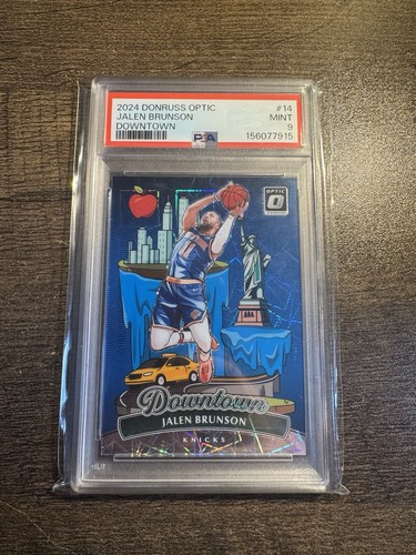 Jalen Brunson #14 2024 Panini Donruss Optic Downtown card