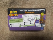 Sealed Educational Insights Hot Dots Flash Cards Synonyms Grades 2 NEW SEALED