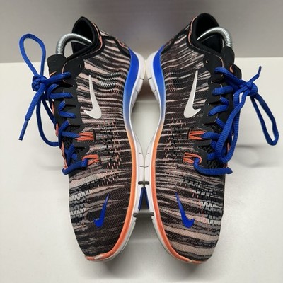 Nike Free 5.0 TR Fit 4 PRT Orange Blue Athletic Shoe 629832-006 Women's Size 9.5