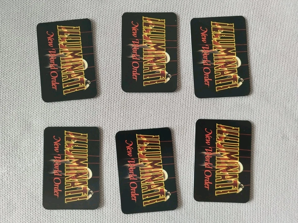 Illuminati Inwo All 38 Limited German Cards TRANSLATED + Pyramid Magazine Cards - Bild 4 von 4