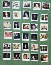 Lot of 30 TV/Movie Random Makeup Continuity Polaroid Photos