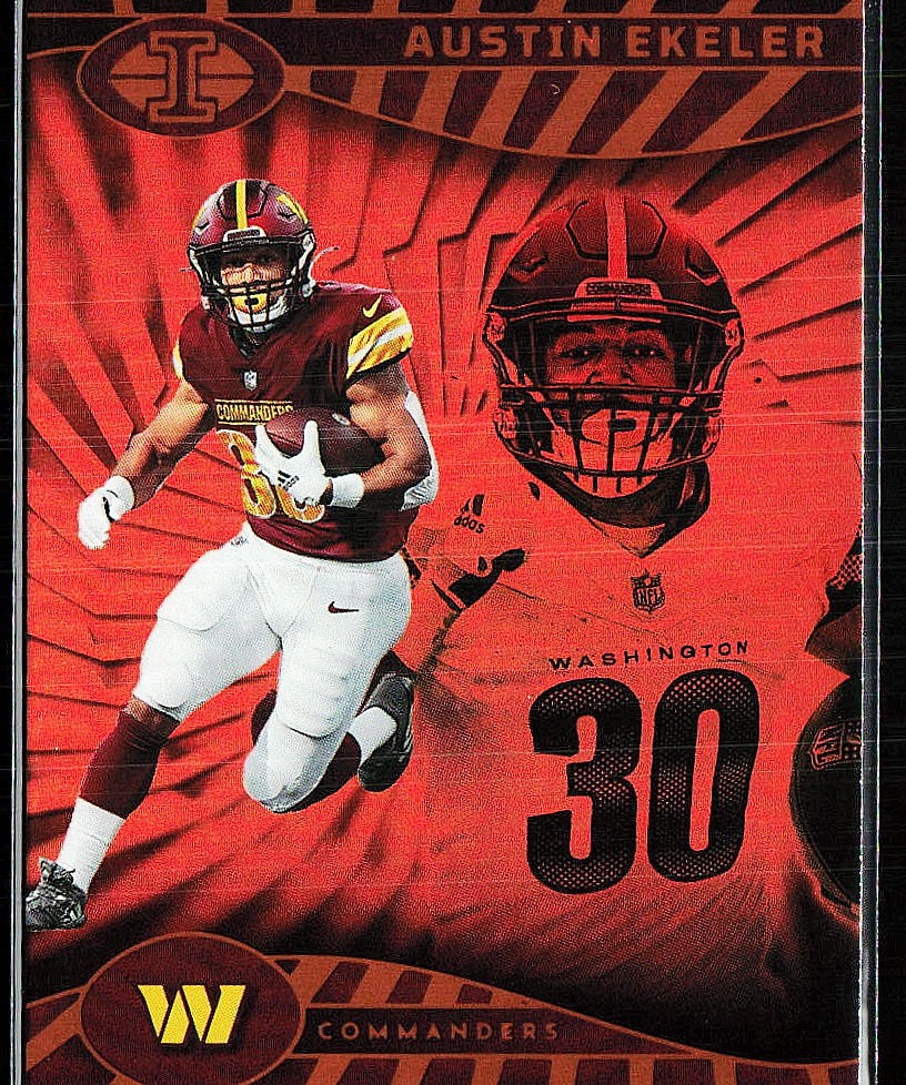 2024 Panini Illusions #92 Austin Ekeler Orange Trophy Collection