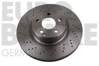 2X Eurobrake Bremsscheiben Vorne FüR Mercedes-Benz S-Klasse W220 C215
