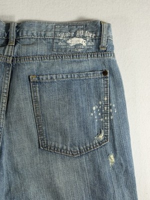 Slade Writer Thornton Classic Straight Jeans Distressed Light Wash Men's 34x32