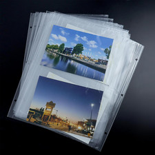40 A4 Binder 2 Pocket (5.91" X 8.35") each Sheet Protectors Clear Binder Slee...