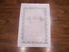 2001 Collectible Calendar Tea Towel Time w/Friend Pleasure Teapot Teacups Floral — photo 2