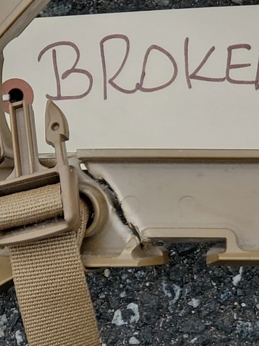 BROKEN Downeast Inc. 1606 MC USMC FILBE Pack 2a Generazione Coyote Alice TELAIO ROTTO - Foto 6 di 9
