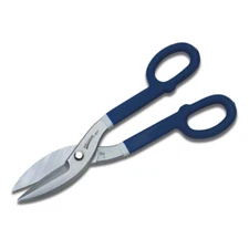 Straight Pattern Tin Snips, Double-Dipped Plastic Handles, Williams