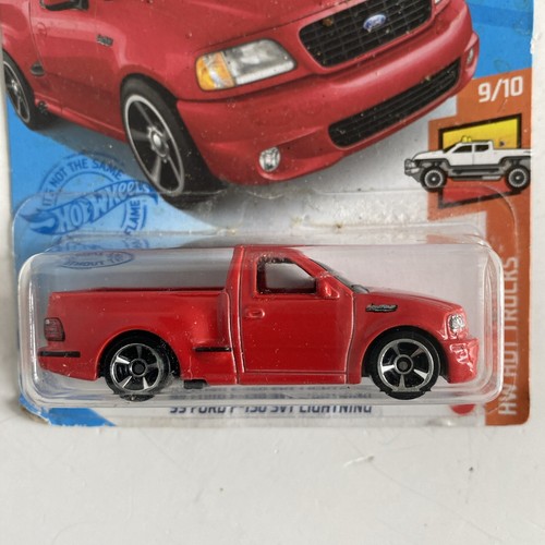 Ford F-150 SVT Lightning 2021 Hot Wheels rojo 99 237/250 | HW Hot Trucks 9/10 - Imagen 2 de 5